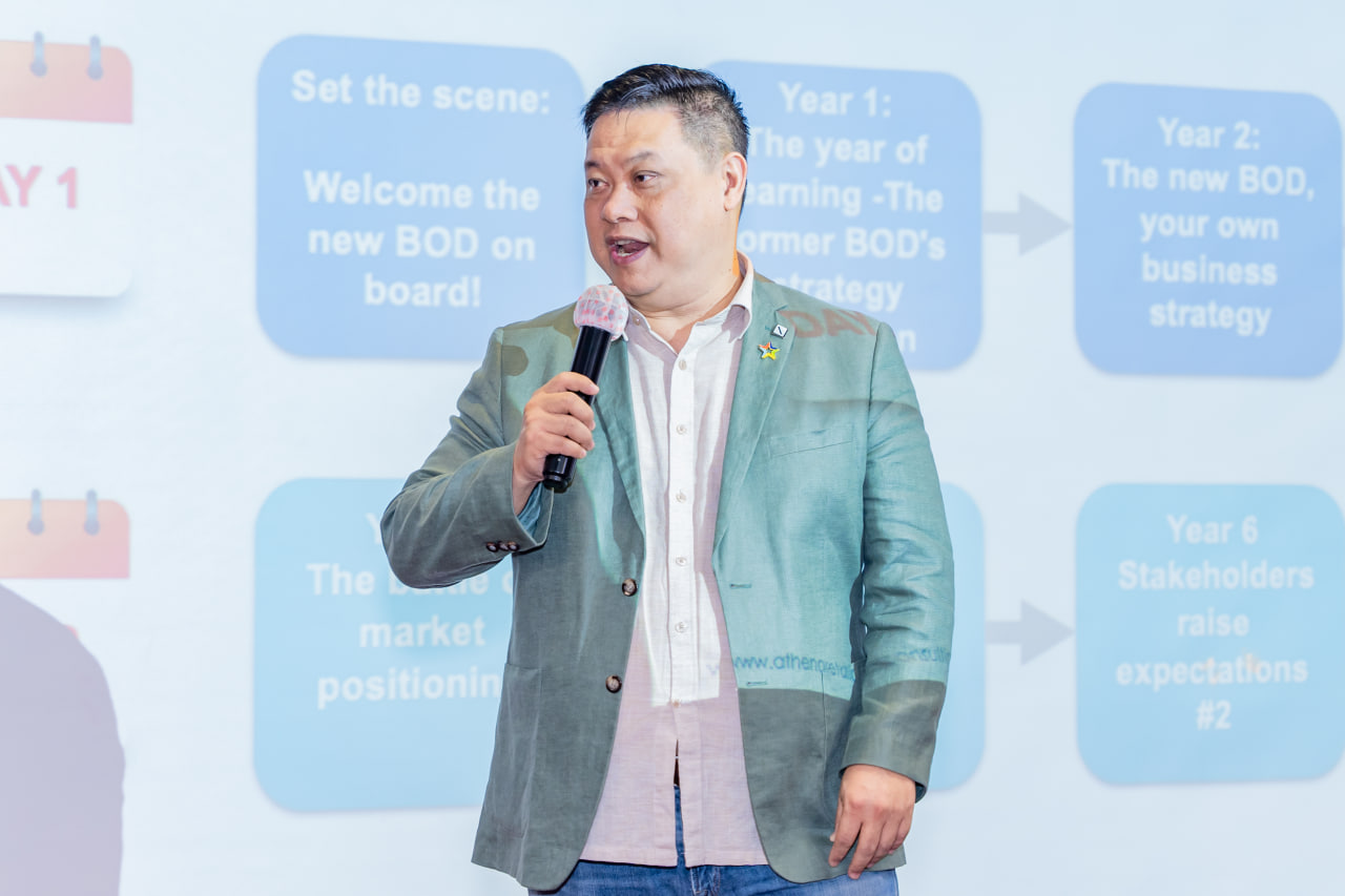 Thầy Trần Hà Minh Quân chia sẻ tại MBA Talent Final Challenge 2022