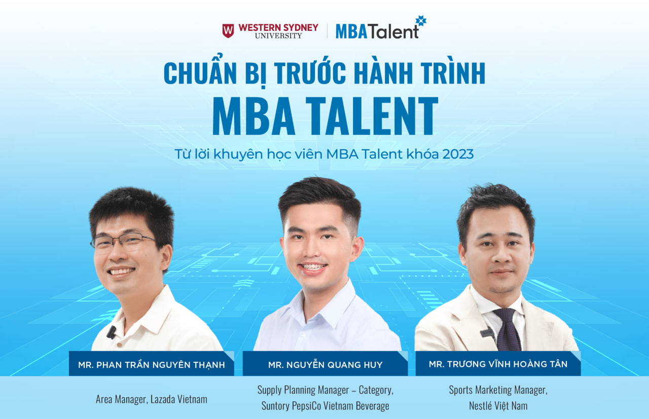 MBA Talent - Chuẩn bị trước hành trình MBA