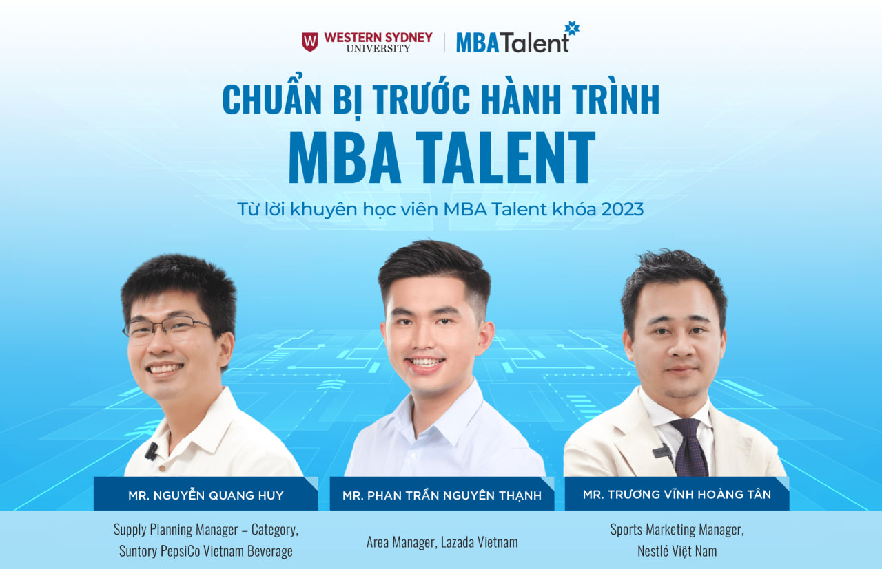 MBA Talent: Chuẩn bị trước hành trình MBA