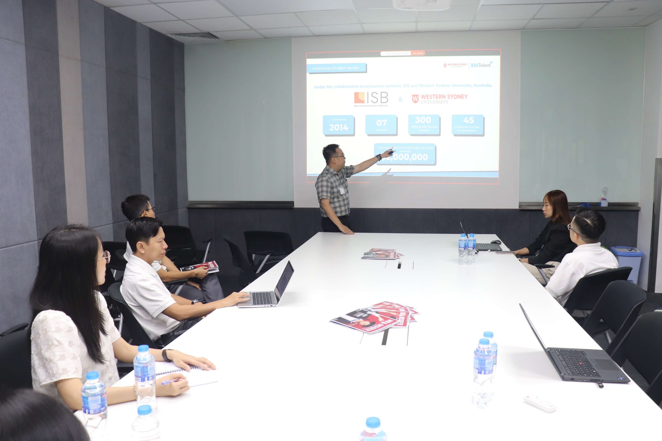 Info session giữa Viện ISB và Bosch Việt Nam, trao đổi về cơ hội giành học bổng lên đến 100% từ MBA Talent.